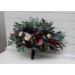 Wedding Bouquets in Burgundy, Navy Blue & Blush Pink | Large Bridal & Cascading Faux Flowers