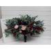 Wedding Bouquets in Burgundy, Navy Blue & Blush Pink | Large Bridal & Cascading Faux Flowers