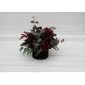 Burgundy Flower Centerpiece in Moody Theme | Wedding Table Decor in Box