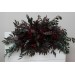 Flower Arch Arrangement in Moody Burgundy | Wedding Arbor & Floral Archway