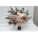Blush Pink Wedding Bouquets with Eucalyptus | Bridal & Bridesmaid Faux Bouquets