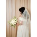 Beautiful White and Olive Green Bouquets – Bridal and Bridesmaid Faux Flowers