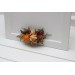 Flower Combs in Orange & Rust | Bridal Hair Accessories & Bridesmaid Floral Combs