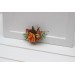 Flower Combs in Orange & Rust | Bridal Hair Accessories & Bridesmaid Floral Combs