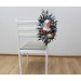Aisle Flowers in Ivory, Dusty Blue & Dusty Rose | Chair & Marker Flowers for Wedding Decor