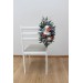 Aisle Flowers in Ivory, Dusty Blue & Dusty Rose | Chair & Marker Flowers for Wedding Decor