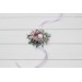 Wrist Corsage in Lavender, Lilac & White | Flower Accessories for Wedding or Prom