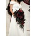 Black and Burgundy Wedding Bouquets – Gothic & Moody Bridal and Bridesmaid Designs