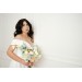 Colorful Bridal Bouquet – Green, Yellow, Pink, Dusty Blue Wildflowers