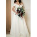 Wedding Bouquets in Burgundy, Navy Blue & Blush Pink | Large Bridal & Cascading Faux Flowers