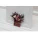 Pocket Boutonnieres in Mauve, Purple, Beige & White | Faux Flower Accessories for Wedding