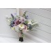 Spring & Summer Wedding Bouquets in Lilac, Ivory & Blush Pink | Faux Bridal & Bridesmaid Wildflower Bouquets