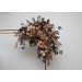 Cinnamon, Terracotta & Beige Arch Flowers for Fall Wedding | Faux Floral Arch Arrangement