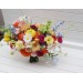 Bright Orange, Magenta, Pink & Yellow Bridal Bouquet | Summer Wildflower Faux Wedding Flowers