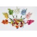 Bright Orange, Magenta, Pink & Yellow Bridal Bouquet | Summer Wildflower Faux Wedding Flowers