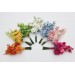Orange, Magenta, Pink, Yellow, Dusty Blue & Green Bridesmaid Bouquet | Summer Wildflower Faux Wedding Flowers