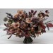 Boho Protea Bridal Bouquet | Faux Purple, Brown & Mauve Flowers for Fall Weddings