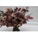Boho Protea Bridal Bouquet | Faux Purple, Brown & Mauve Flowers for Fall Weddings