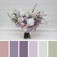Lilac white blush pink bridal bouquet . Wedding faux flowers. Pastel wildflower wedding bouquet .5398