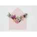Set of 7 Colorful Flower Hair Pins | Peach, Lilac, Pink, Dusty Blue Wildflowers | Bridesmaid Gift