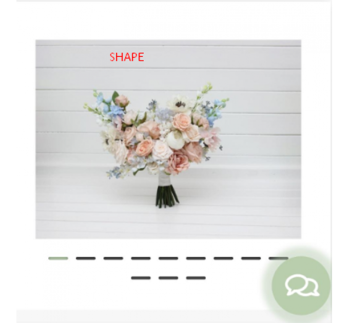 Custom order in blush pink, lilac and turquoise colors for Lisa