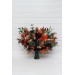 Teal, Rust, Gold, Plum & Mustard Wedding Bouquets – Jewel-Tone Faux Blooms for Bride and Bridesmaids