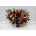 Teal, Rust, Gold, Plum & Mustard Wedding Bouquets – Jewel-Tone Faux Blooms for Bride and Bridesmaids