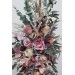 Mauve & Blush Pink Flower Arch Arrangement | Faux Floral Archway for Wedding