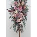 Mauve & Blush Pink Flower Arch Arrangement | Faux Floral Archway for Wedding