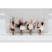 Beige, White & Brown Wedding Boutonnieres and Wrist Corsages – Neutral Faux Flower Accessories