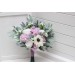 Wedding Bouquets in White, Lilac, Purple & Sage Green | Faux Bridal & Bridesmaid Bouquets