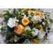 Sunflower Bridal & Bridesmaid Bouquets – White & Yellow Faux Blooms for Rustic Weddings