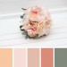 Classic Round Bridal Bouquet in Peach & Blush Pink – Elegant Faux Wedding Blooms