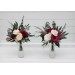 Simple Magenta & Ivory Mini Bouquets – DIY Faux Flowers for Wedding Table Decor