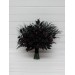 Gothic Wedding Bouquet in Black & Purple – Dark Faux Flowers for Halloween Brides