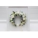 Sage Green & Ivory Flower Crown – Romantic Faux Floral Wreath for Flower Girl or Bride
