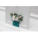 Pastel Pocket Boutonniere & Wrist Corsage – Faux Wedding Flowers in Turquoise, Lilac, Blush & White