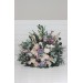 Pastel Standing Wedding Flowers – Turquoise, Lilac, Blush Pink & White Aisle Décor
