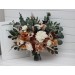 Rust, Terracotta & Bridal Bouquet Set – Faux Wedding Flowers for Rustic & Boho Brides