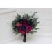 Jewel-Tone Wedding Bouquets – Faux Bridal & Bridesmaid Flowers in Deep Rich Colors