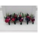 Jewel-Tone Wedding Boutonnieres & Wrist Corsages – Faux Floral Accessories in Deep Rich Colors