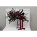 Jewel-Tone Standing Flowers – Faux Aisle Décor in Navy, Burgundy, Magenta & Emerald