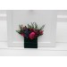 Jewel-Tone Pocket Boutonniere – Faux Square Flowers in Burgundy, Navy, Magenta & Emerald