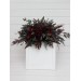 Flower Arch Arrangement in Moody Burgundy | Wedding Arbor & Floral Archway