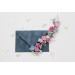 Set of 7 Colorful Flower Bobby Pins – Faux Wedding Hair Accessories in Dusty Blue, Magenta, Pink & White
