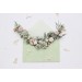 Set of 8 Sage Green & Blush Pink Flower Hair Pins – Faux Wedding Hair Accessories