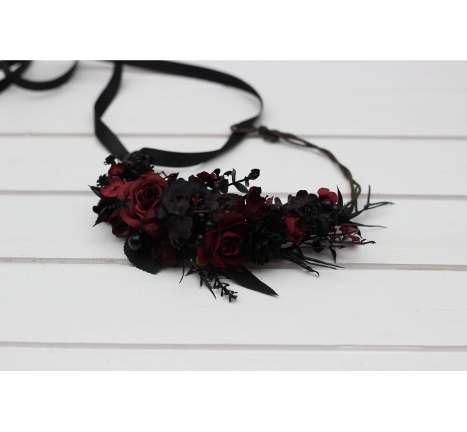 Gothic Wedding Bouquet – Purple, Black, Blue & Burgundy Dark Moody Flowers