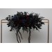 Gothic Wedding Arbor Flowers – Burgundy, Black, Blue & Purple Halloween Floral Archway