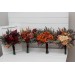 Rust, Burgundy, Cinnamon & Orange Bridesmaid Bouquet – Faux Fall Wedding Flowers