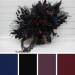 Gothic Wedding Bouquet – Purple, Black, Blue & Burgundy Dark Moody Flowers